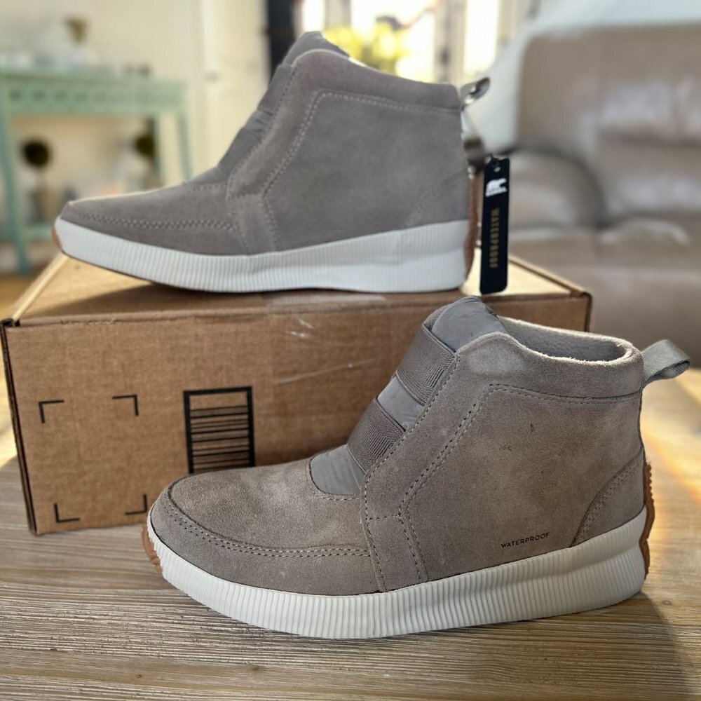 NWT! Sorel Women's Out 'N About Plus Boot — Waterproof Leather Boots - Size 7.5 - Picture 8 of 12